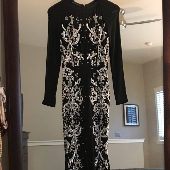 Sequin Maxi Evening Gown - Picture 2 of 8